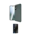 ieg™ Redmi 13 4G Kılıf Eksen Form Prime - Siyah 3D Antistatik Hayalet Cam Ekran Koruyucu
