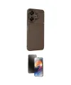 ieg™ Redmi 13 4G Kılıf Eksen Form Prime - Siyah 3D Antistatik Mat Seramik Nano Ekran Koruyucu