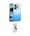 ieg™ Redmi 13 4G Kılıf Kıvılcım Minimal Özel Seri - Şeffaf Pasifik Cam Ekran Koruyucu