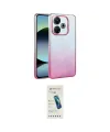 ieg™ Redmi 13 4G Kılıf Kıvılcım Minimal Özel Seri - Şeffaf Pasifik Cam Ekran Koruyucu
