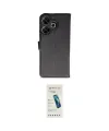 ieg™ Redmi 13 4G Kılıf Siluet Işık Serisi - Şeffaf Pasifik Cam Ekran Koruyucu