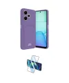 ieg™ Redmi 13 4G Kılıf Vadi Çizgi Prime - Siyah 3D Antistatik Cam Ekran Koruyucu