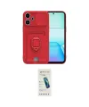 ieg™ Redmi 13 4G Kılıf Vadi Form Prime - Şeffaf Pasifik Cam Ekran Koruyucu