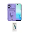 ieg™ Redmi 13 4G Kılıf Vadi Form Prime - Şeffaf Pasifik Cam Ekran Koruyucu