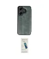ieg™ Redmi 13 4G Kılıf Zirve Yansıma Serisi - Şeffaf Pasifik Cam Ekran Koruyucu