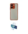 ieg™ Redmi 13C Kılıf Ahenk Çizgi Serisi - Siyah 3D Antistatik Cam Ekran Koruyucu