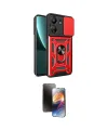 ieg™ Redmi 13C Kılıf Ahenk Klasik - Siyah 3D Antistatik Mat Seramik Nano Ekran Koruyucu