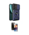 ieg™ Redmi 13C Kılıf Ahenk Klasik - Siyah 3D Antistatik Mat Seramik Nano Ekran Koruyucu