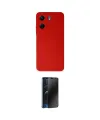 ieg™ Redmi 13C Kılıf Ahenk Serisi - Siyah 3D Antistatik Hayalet Cam Ekran Koruyucu