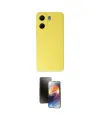 ieg™ Redmi 13C Kılıf Ahenk Serisi - Siyah 3D Antistatik Mat Seramik Nano Ekran Koruyucu