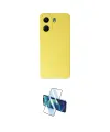 ieg™ Redmi 13C Kılıf Ahenk Serisi - Siyah 3D Antistatik Seramik Nano Ekran Koruyucu