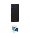 ieg™ Redmi 13C Kılıf Eksen Işık - Siyah 3D Antistatik Cam Ekran Koruyucu