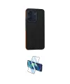 ieg™ Redmi 13C Kılıf Eksen Işık - Siyah 3D Antistatik Cam Ekran Koruyucu