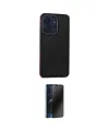 ieg™ Redmi 13C Kılıf Eksen Işık - Siyah 3D Antistatik Hayalet Cam Ekran Koruyucu