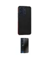 ieg™ Redmi 13C Kılıf Eksen Işık - Siyah 3D Antistatik Hayalet Cam Ekran Koruyucu