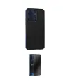 ieg™ Redmi 13C Kılıf Eksen Işık - Siyah 3D Antistatik Hayalet Cam Ekran Koruyucu