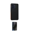 ieg™ Redmi 13C Kılıf Eksen Işık - Siyah 3D Antistatik Hayalet Cam Ekran Koruyucu