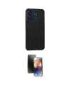 ieg™ Redmi 13C Kılıf Eksen Işık - Siyah 3D Antistatik Mat Seramik Nano Ekran Koruyucu