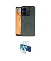 ieg™ Redmi 13C Kılıf Kıvılcım Işık Serisi - Siyah 3D Antistatik Seramik Nano Ekran Koruyucu