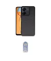 ieg™ Redmi 13C Kılıf Kıvılcım Işık Serisi - Siyah Joko Magic 5D Cam