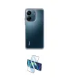 ieg™ Redmi 13C Kılıf Nova Işık Serisi - Siyah 3D Antistatik Cam Ekran Koruyucu