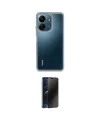 ieg™ Redmi 13C Kılıf Nova Işık Serisi - Siyah 3D Antistatik Hayalet Cam Ekran Koruyucu