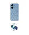 ieg™ Redmi 13C Kılıf Zirve Form - Siyah 3D Antistatik Cam Ekran Koruyucu