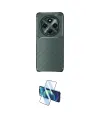 ieg™ Redmi 14C Kılıf Eksen Form Prime - Siyah 3D Antistatik Cam Ekran Koruyucu