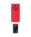 ieg™ Redmi 14C Kılıf Eksen Form Prime - Siyah 3D Antistatik Hayalet Cam Ekran Koruyucu