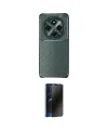 ieg™ Redmi 14C Kılıf Eksen Form Prime - Siyah 3D Antistatik Hayalet Cam Ekran Koruyucu