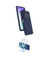 ieg™ Redmi 14C Kılıf İz Işık Koleksiyonu - Siyah 3D Antistatik Cam Ekran Koruyucu