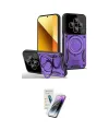 ieg™ Redmi 14C Kılıf Kıvılcım Modern Serisi - Şeffaf Pasifik Cam Ekran Koruyucu