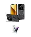 ieg™ Redmi 14C Kılıf Kıvılcım Modern Serisi - Şeffaf Pasifik Cam Ekran Koruyucu