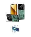 ieg™ Redmi 14C Kılıf Kıvılcım Modern Serisi - Siyah 3D Antistatik Seramik Nano Ekran Koruyucu