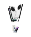 ieg™ Redmi 14C Kılıf Ufuk Klasik - Şeffaf Pasifik Cam Ekran Koruyucu