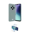 ieg™ Redmi 14C Kılıf Vadi Çizgi Prime - Siyah 3D Antistatik Cam Ekran Koruyucu