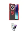 ieg™ Redmi 14C Kılıf Yörünge Çizgi - Şeffaf Pasifik Cam Ekran Koruyucu