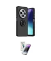 ieg™ Redmi 14C Kılıf Yörünge Çizgi - Şeffaf Pasifik Cam Ekran Koruyucu