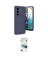 ieg™ Redmi 15 4G Kılıf Eksen Form Prime - Siyah 3D Antistatik Cam Ekran Koruyucu