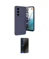 ieg™ Redmi 15 4G Kılıf Eksen Form Prime - Siyah 3D Antistatik Hayalet Cam Ekran Koruyucu