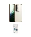 ieg™ Redmi 15 4G Kılıf Vadi Minimal - Siyah 3D Antistatik Cam Ekran Koruyucu