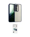 ieg™ Redmi 15 4G Kılıf Vadi Minimal - Siyah 3D Antistatik Cam Ekran Koruyucu