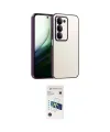 ieg™ Redmi 15 4G Kılıf Vadi Minimal - Siyah 3D Antistatik Cam Ekran Koruyucu