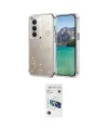 ieg™ Redmi 15 4G Kılıf Yörünge Form - Siyah 3D Antistatik Cam Ekran Koruyucu
