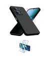 ieg™ Redmi 15C 4G Kılıf Ahenk Serisi - Siyah 3D Antistatik Cam Ekran Koruyucu