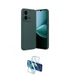 ieg™ Redmi 15C 4G Kılıf Eksen Form Prime - Siyah 3D Antistatik Cam Ekran Koruyucu