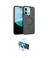 ieg™ Redmi 15C 4G Kılıf Siluet Minimal Prime - Siyah 3D Antistatik Cam Ekran Koruyucu