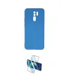 ieg™ Redmi 9 Kılıf Ahenk Serisi - Siyah 3D Antistatik Cam Ekran Koruyucu