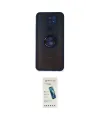 ieg™ Redmi 9 Kılıf Yörünge Çizgi - Şeffaf Pasifik Cam Ekran Koruyucu