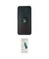 ieg™ Redmi 9 Kılıf Yörünge Çizgi - Şeffaf Pasifik Cam Ekran Koruyucu